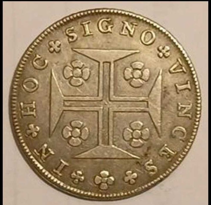 Moeda prata de 400 Reis