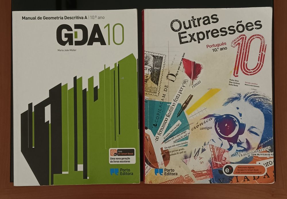 Manuais Escolares 10° (Português e GDA)