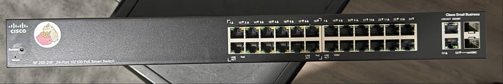 Switch Cisco SF200-24 POE