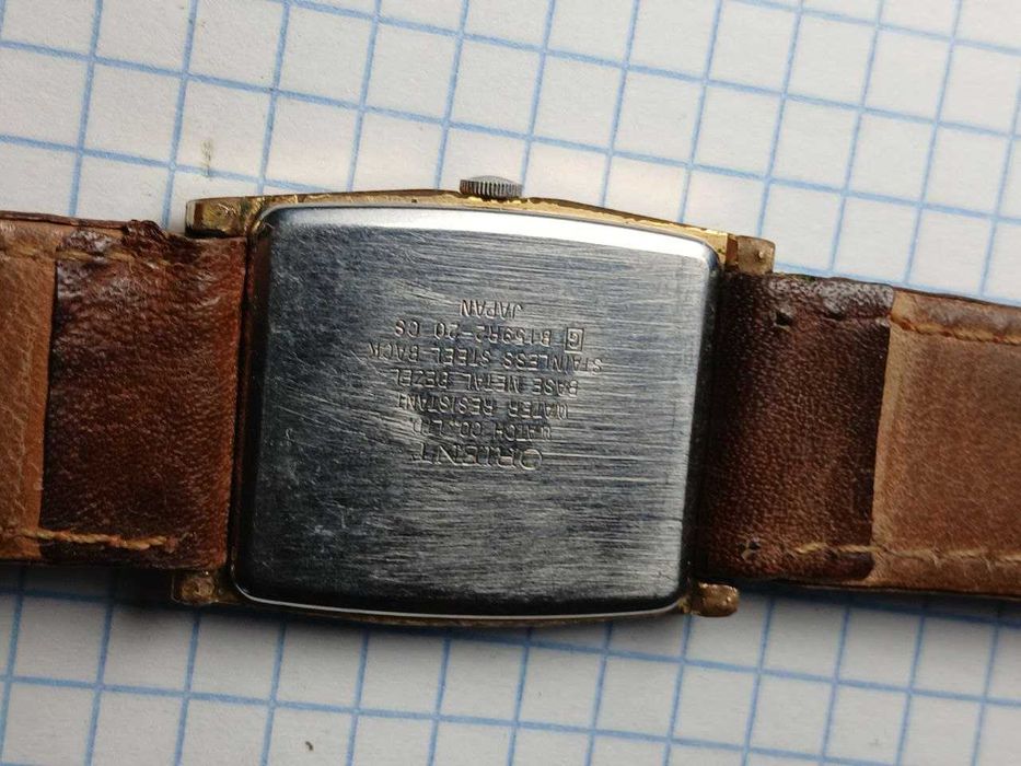Вінтажний рідкісний японський чоловічий годинник Orient Quartz