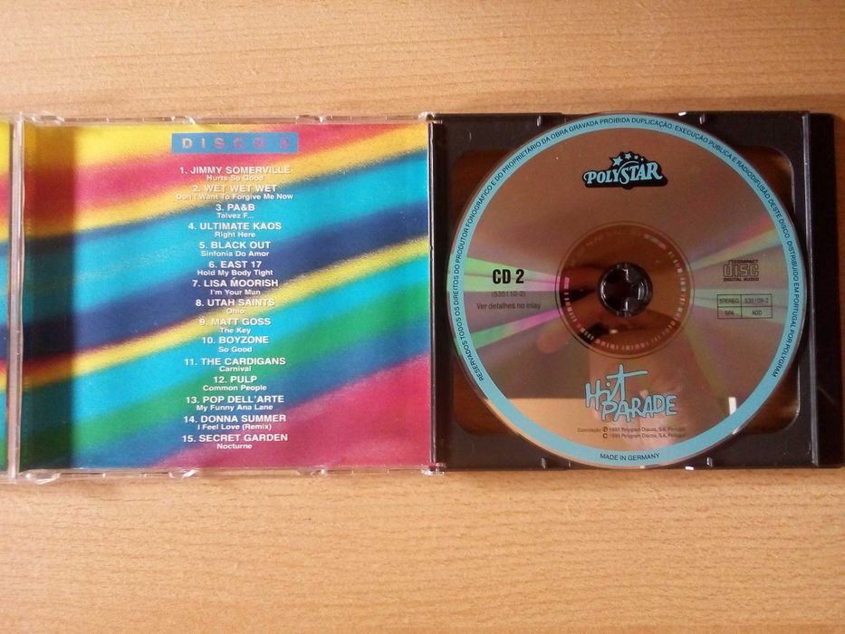 Hit Parade 2xCD - Faith No More Extreme Ugly Kid Joe Sheryl Crow Xutos Da Weasel Abrunhosa Pulp Lloyd Cole