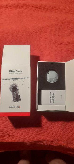 Bateria vertical Insta 360 one rs e 2 caixas estanques 360