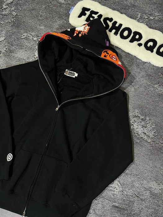 Zip-hoodie Bape, зіпка кофта на замку бейп 100% бавовна