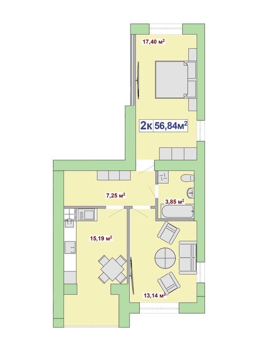 2к квартира по вул. Чорновола, розтермінування