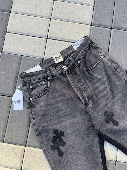 ‼️БЕЗ ПЕРЕДОПЛАТ‼️Джинси Gallery dept x Chrome hearts