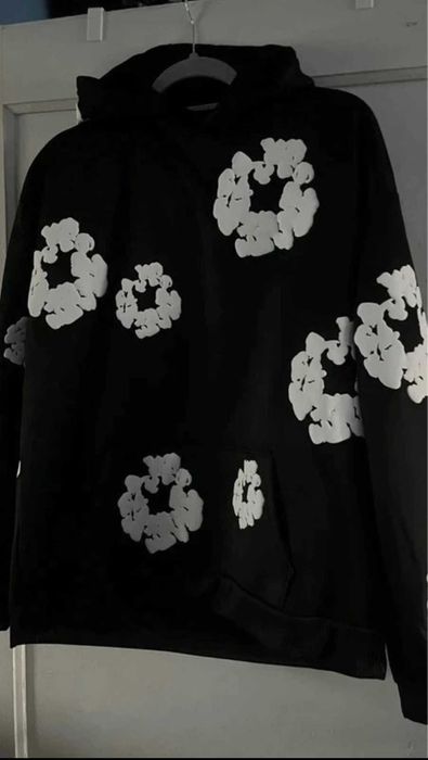 Bluza oversized w kwiaty streetwear y2k vintage puff print S