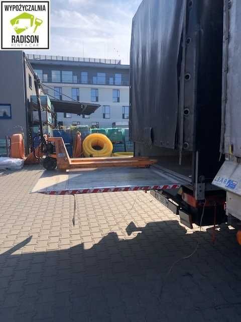 Wynajem dostawczy busa plandeka firanka winda 8-12 palet Od ręki