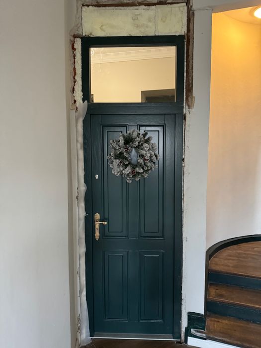 Drzwi zewnętrzne dębowe