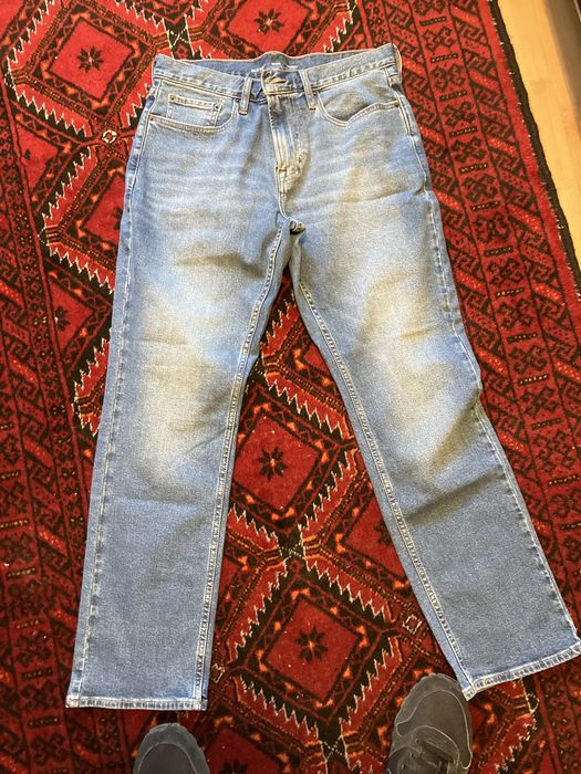 Calças Old navy azul ganga tamanho 32-30
