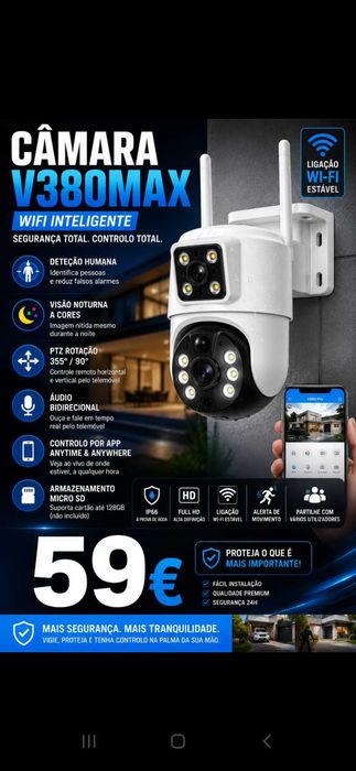 Câmera vigilância 65€. Oportunidade
