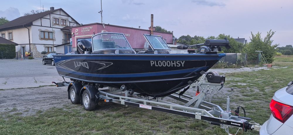 Łódź aluminiowa wędkarska lund 1875 crossover xs