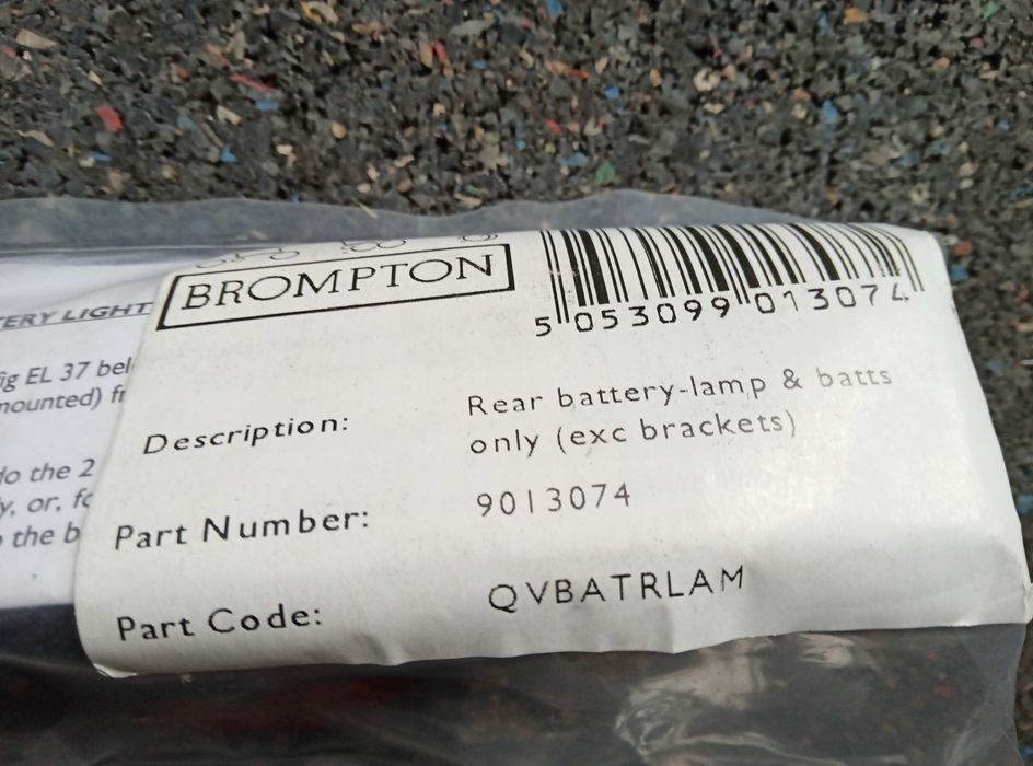 Farolim traseiro Brompton