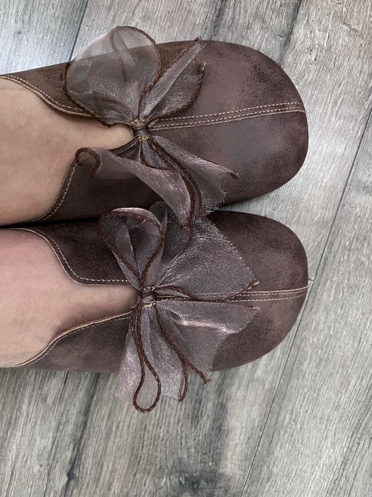 Mary Jane szerokie okrągłe noski mokasyny r.41 wkł.26,5cm barefoot
