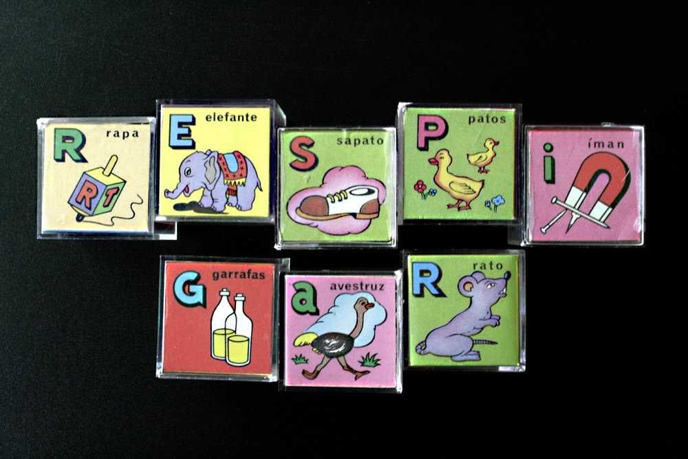 O meu ABC: Cubos educativos da Majora, antigos