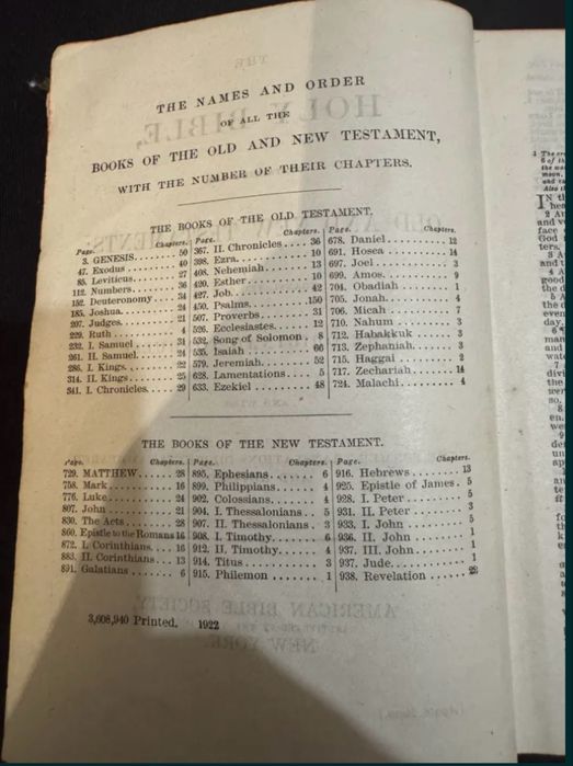 Biblia 1922 New York