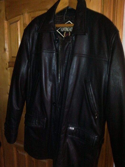 Фірмова шкіряна куртка 52 р.