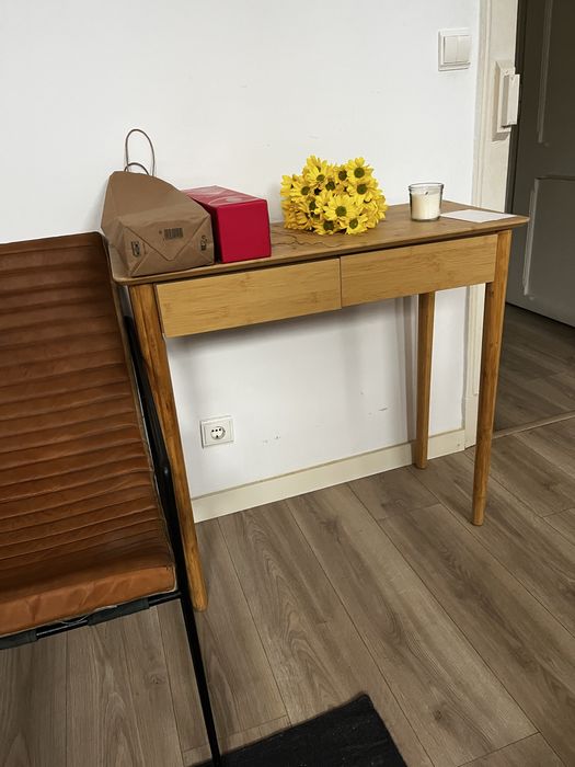 Mesa/Tocador madeira com gavetas