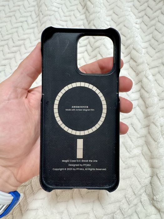 Чохол Pitaka MagEZ Case 5 для iPhone 15 Pro Max KI1501BTLM - Break The Line