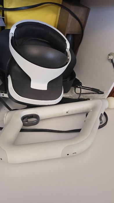 Playstation 4 com óculos vr, Pistola e 37 jogos