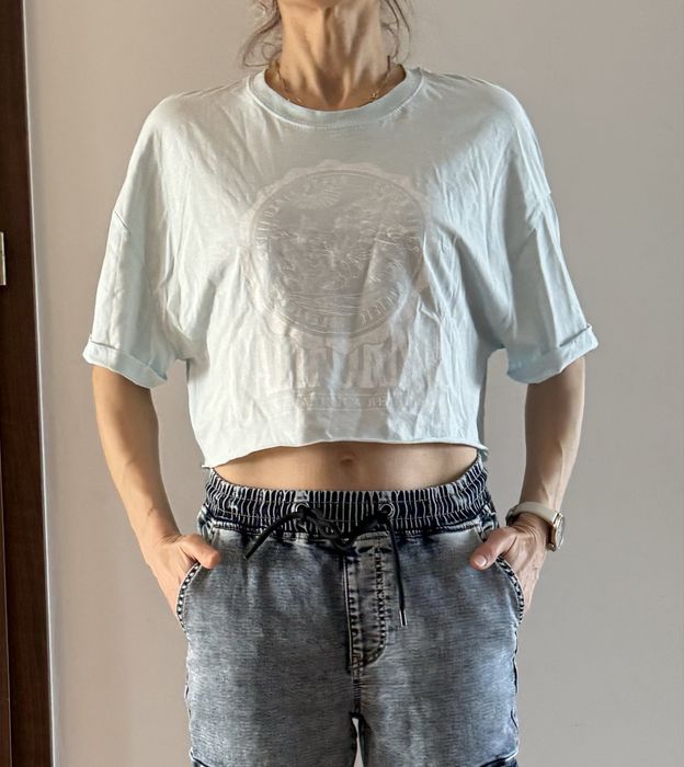 Bershka NOWY top koszulka M krótki Tshirt damski
