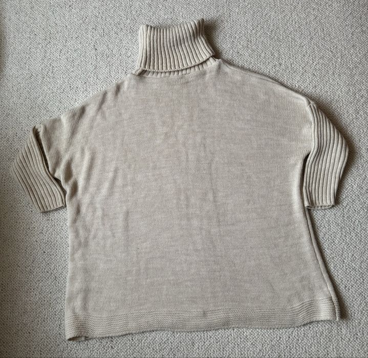 Sweter z golfem oversize