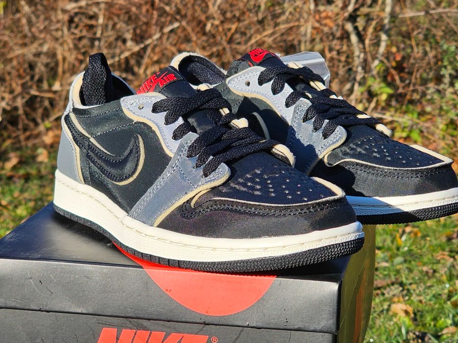 Męskie buty Jordan 1 low, nowe, rozmiar 38, czarne.