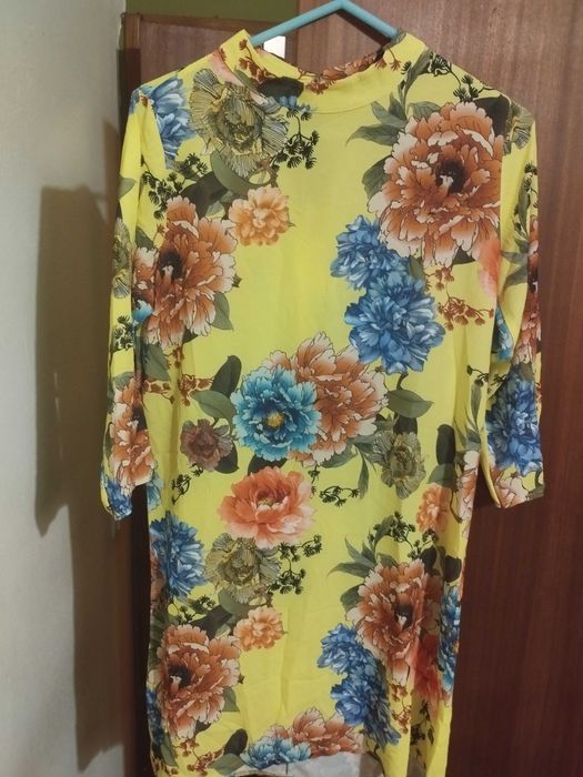 Vestido estampado floral novo