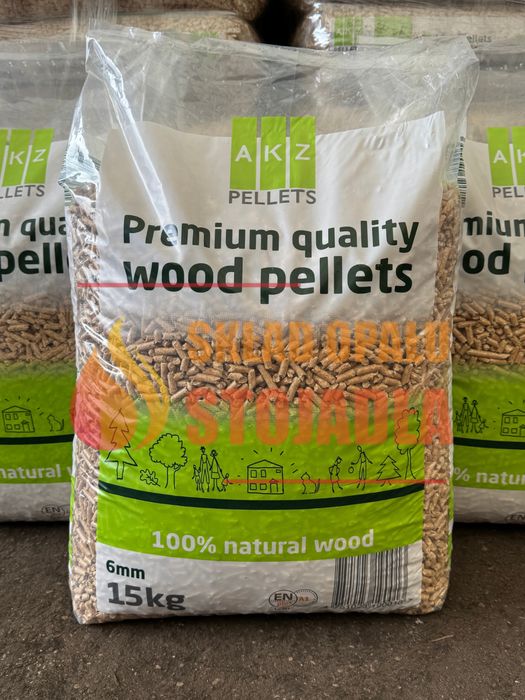 Pellet AKZ Premium Sosnowy En Plus A1 Super Jakość