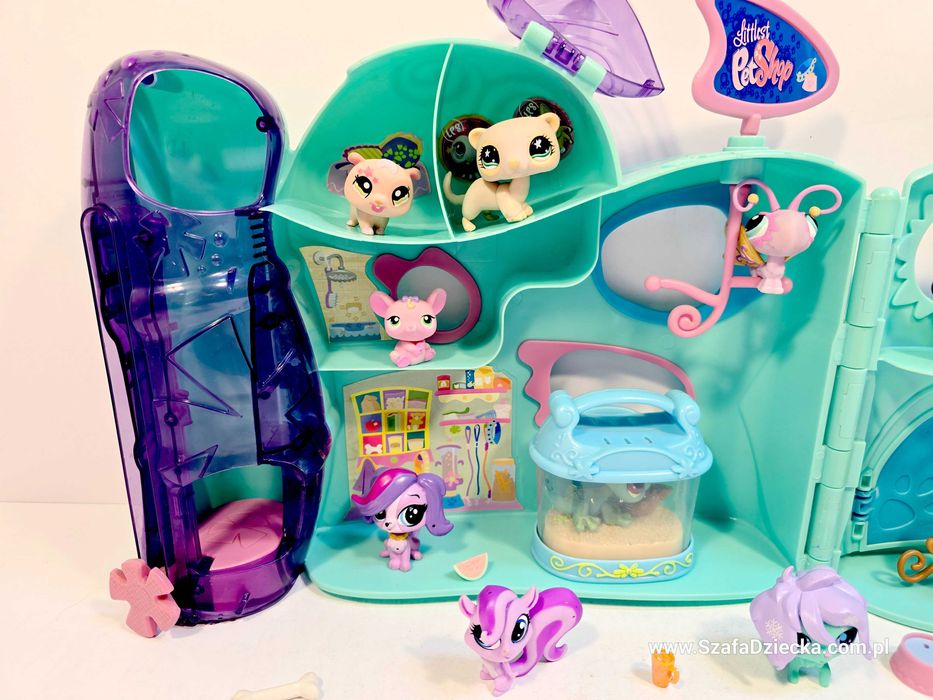 LITTLEST PET SHOP - Hotel dla Lps + Figurki Lps + Akcesoria Lps