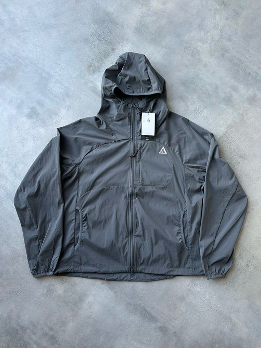 Оригінальна чоловіча куртка вітровка Nike ACG Five Towers Jacket Anthracite
