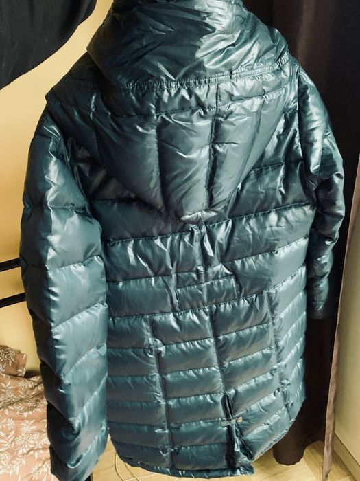 Пуховик зимняя куртка италия пух перо sisley (benetton)