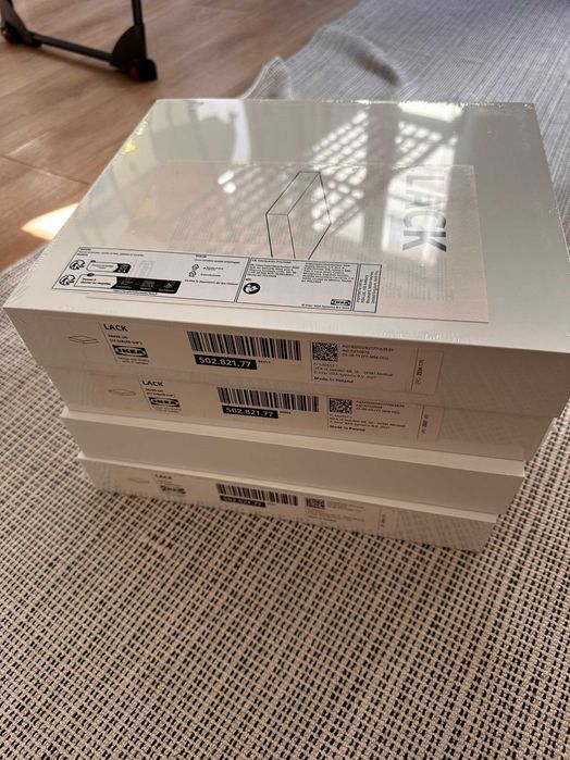 4 Prateleiras IKEA LACK Brancas 30x26 cm – Novas e Embaladas