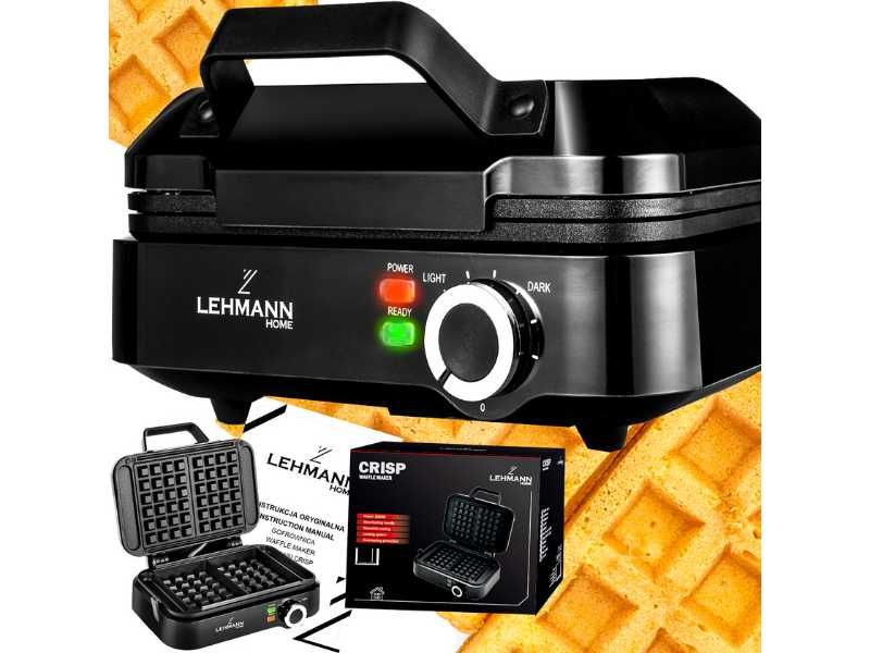 Gofrownica Na 2 Duże Gofry Regulacja Temperatury Mocna 2000W *NOWA*