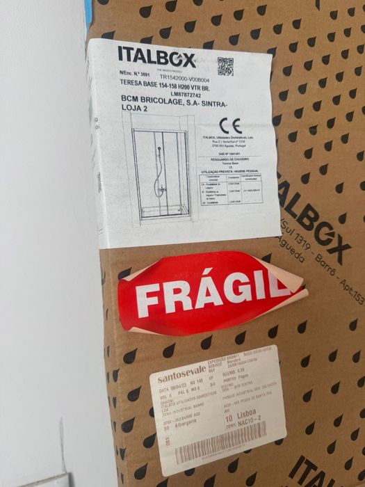Italbox Resguardo de Chuveiro vidro