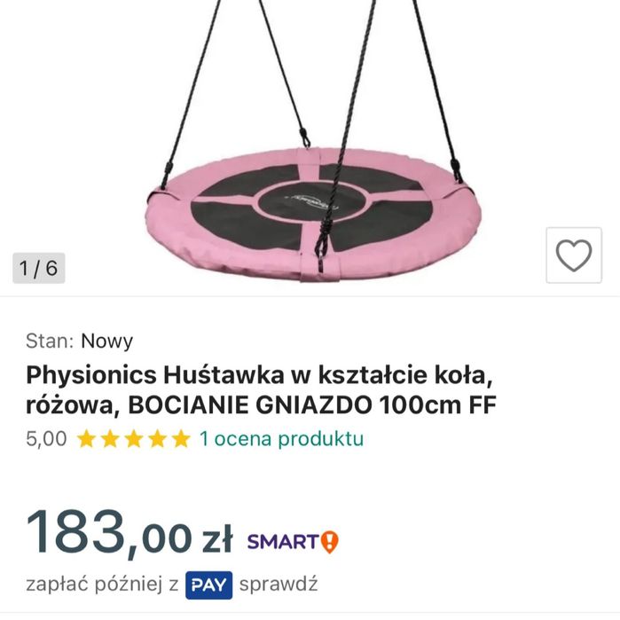 Huśtawka bocianie gniazdo 100cm