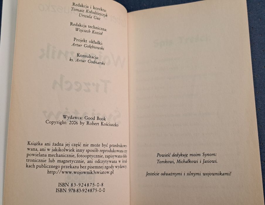 Wojownik Trzech Światów  cz.1 Robert Kościuszko