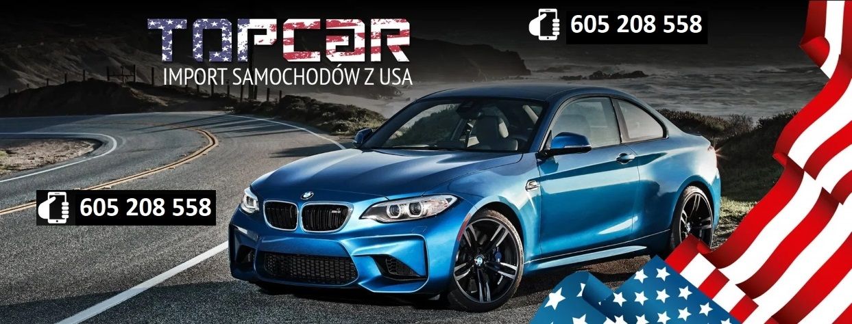 TopCar - Import Aut z USA top banner
