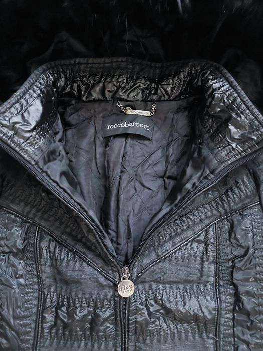 Неймовірна брендова куртка, пуховик Roccobarocco з натуральною норкою!