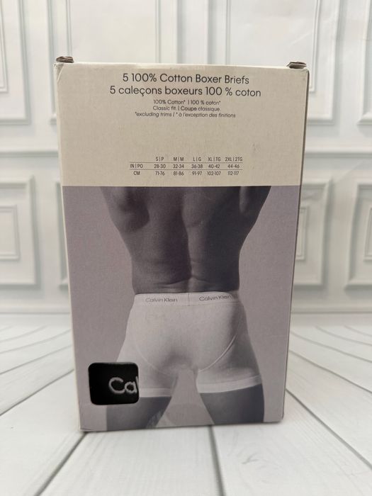 Чоловічі труси боксери Calvin Klein чорні подовжені набір