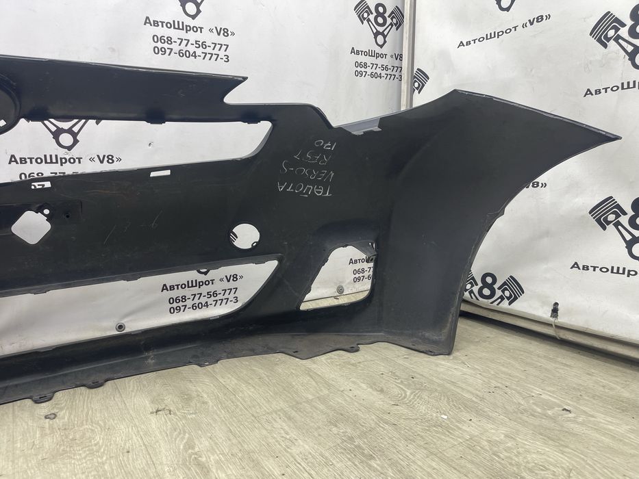 Бампер передній Toyota Verso-S рестайлінг 52119-52880 тайота тойота версо с голий бампер l088