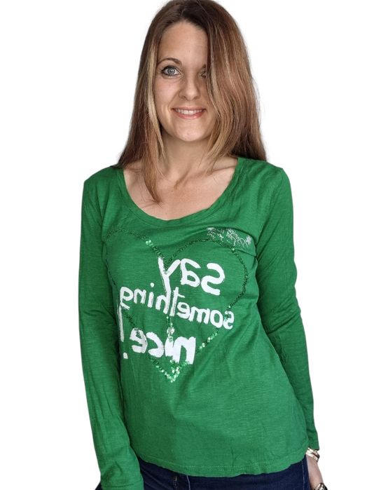 Zielona bluzka Desigual Rozmiar m 38