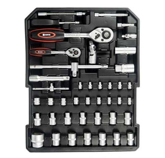 Набор инструментов бит головок ключей BLACK 186 елементов