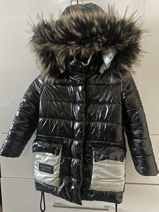 Теплий зимовий пуховик, куртка на дівчинку