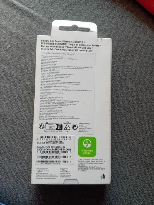 Capa de silicone com fita Samsung Galaxy S23