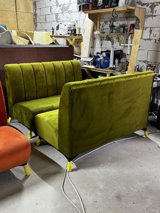 ВИРОБНИЦТВО мягких диванів та стільців велюр кожзам диваны стулья