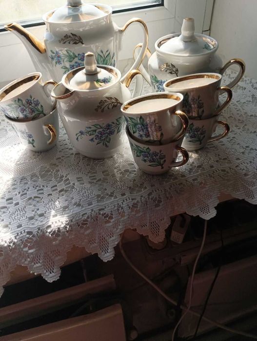 кофейный  сервиз Незабудка