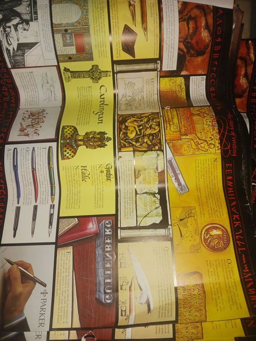 Poster canetas parker