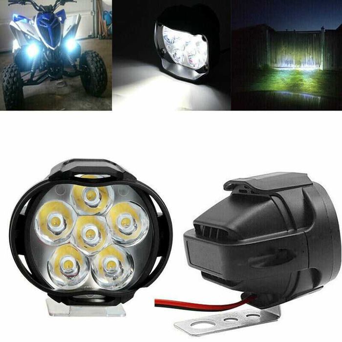 Focoss Led 2x  + botão  12v