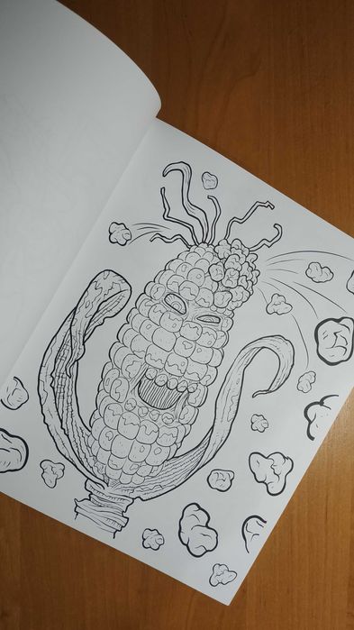 Раскраска Зомби Zombie Daze альбом Coloring Crayola. Розмальовка.