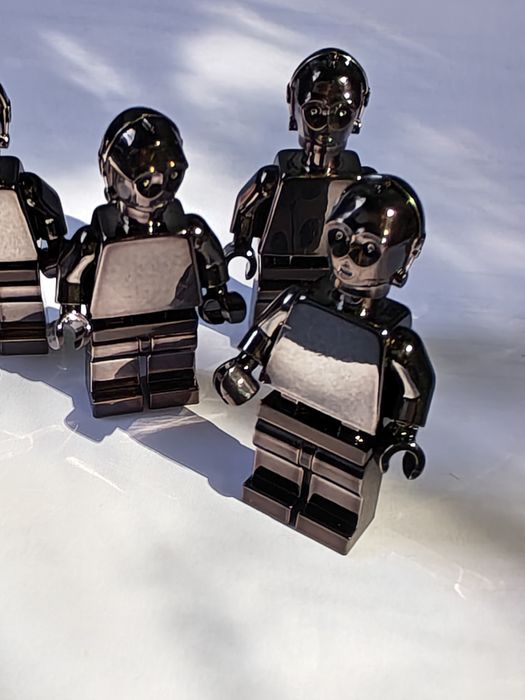 Lego minifigurka - Chrome Black C-3po - Nowa - cena za sztukę